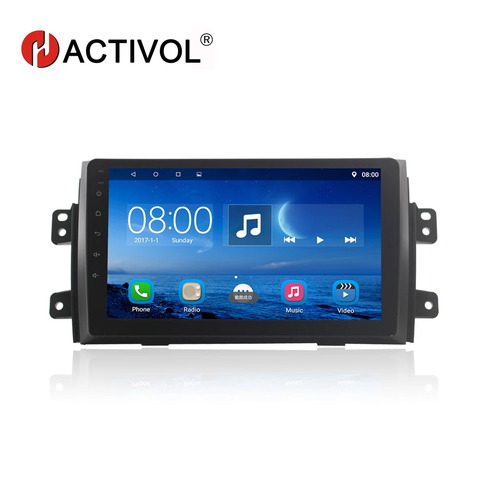Автомагнитола HACTIVOL 9 &quotдля Suzuki Sx4 2006 2012 Fiat sedici 2010 android 7.0.1 dvd плеер с bluetooth 1 ГБ ОЗУ 16