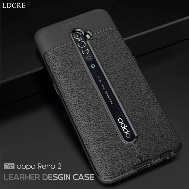 

For Oppo Reno 2 case Cover Silicone Shell Rubber Soft Back Bussiness Style TPU Phone Case For Oppo Reno 2 Cover For Oppo Reno 2