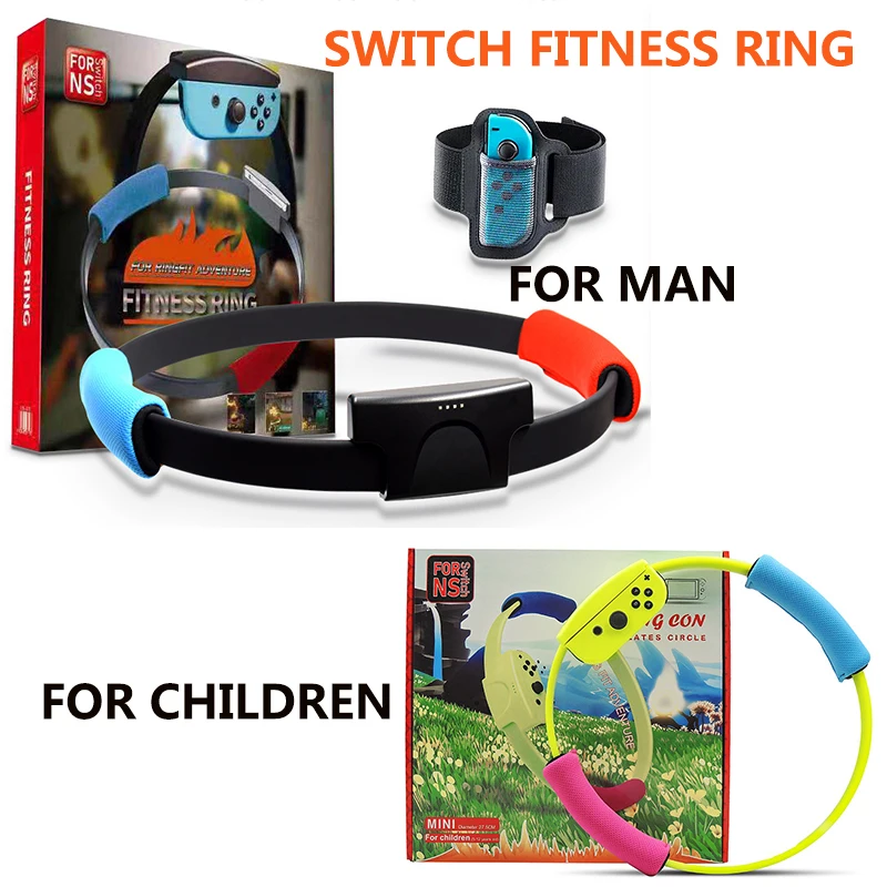 

2020 New Switch Ring Fit Adventure Game For Switch Ring-Con Leg Strap Non-Slip Grips New Adjustable Elastic For Nintend Switch