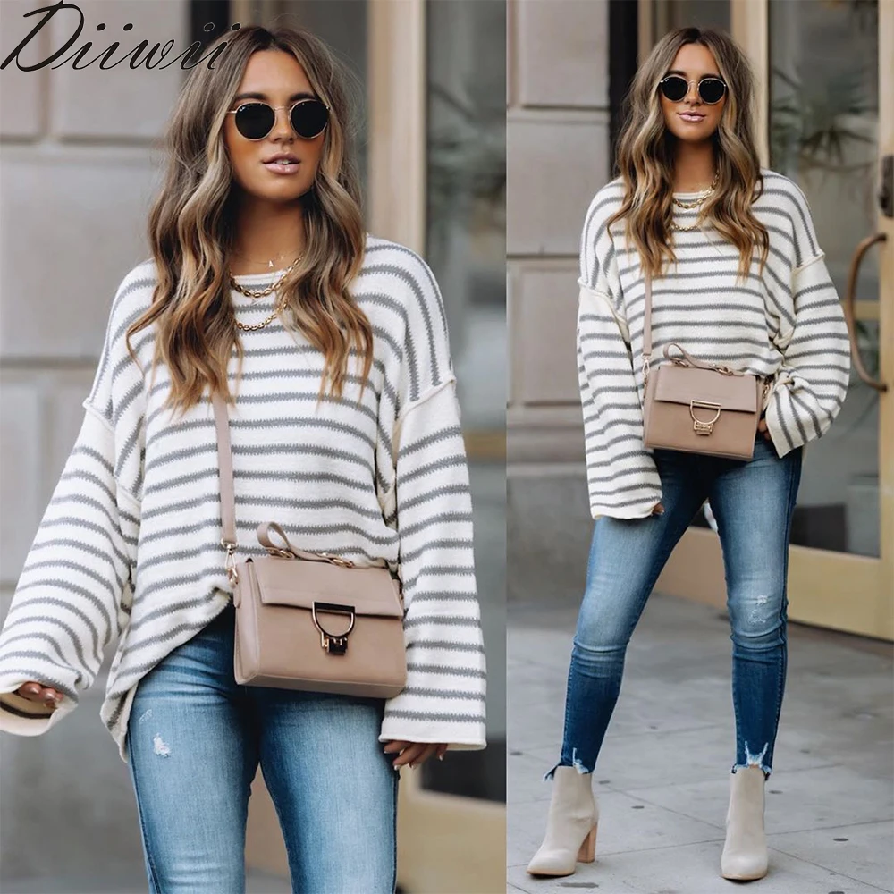 

Diiwii Autumn Winter Women Knitted Turtleneck Cashmere Sweater 2020 Casual Pullover Jumper Batwing Long Sleeve Loose Tops Ladies