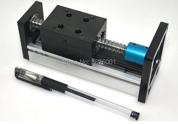 

50mm 100mm 150mm Effective Stroke Travel Lenght 1605 16mm Ballscrew Rail Linear Guide Motion Slide Moving Table No Motor CNC