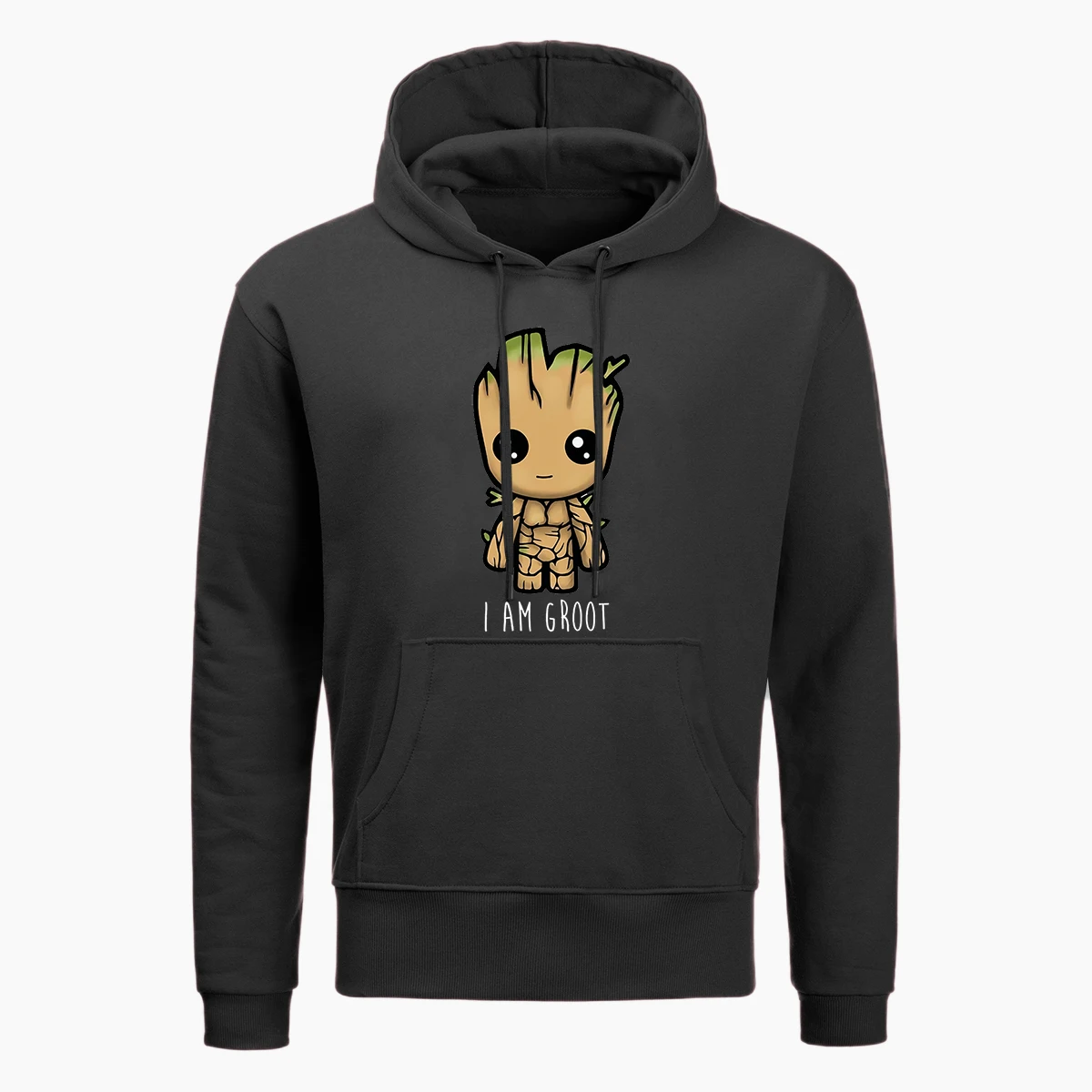 2019 New I Am Groot Hoodie Men Fashion Hoodie Casual Marvel Anime Hoodies Autumn Winter Hip Hop Streetwear Harajuku Hoody