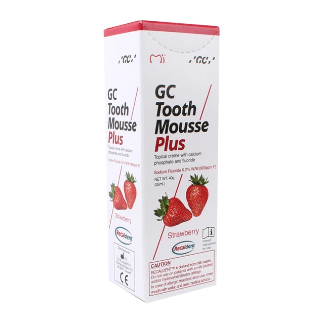 GC Tooth Mousse Tooth Mousse Plus Strawberry 40g/35ml Toothpaste