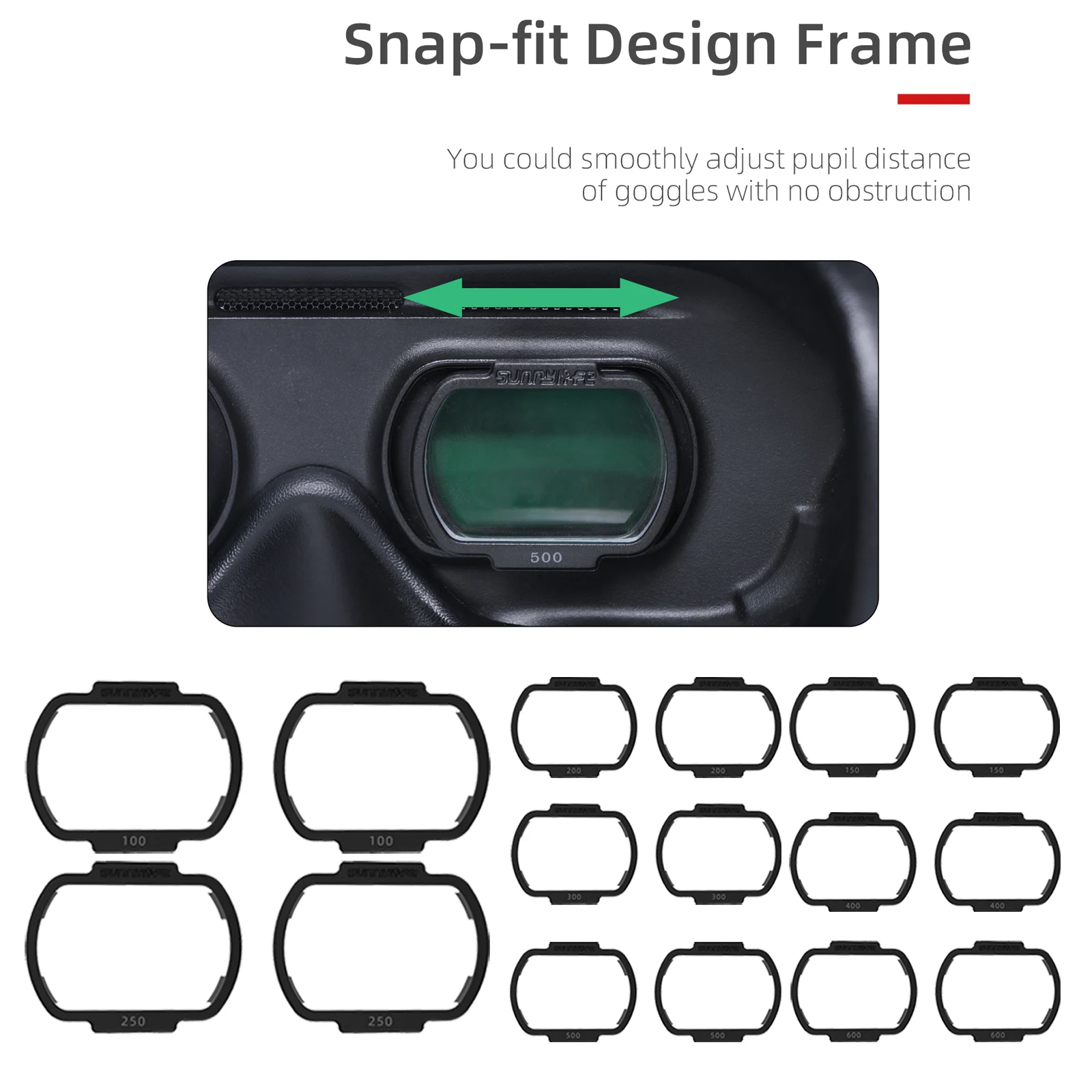 Lunettes FPV avec verres correcteurs - Myopie - Drone FPV