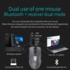 2 In 1 Wireless Mouse Bluetooth 4.0+ 2.4Ghz USB Rechargeable Mouse 2400DPI Ergonomic Portable Optical Mause for Laptop ► Photo 3/6