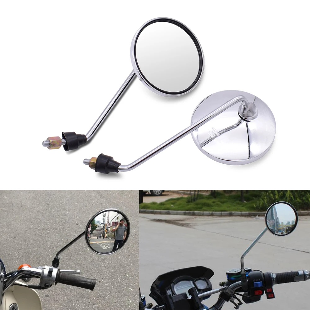 Круглое зеркало заднего вида для мотоцикла Yamaha SEROW 225 250 TTR125 TTR250 ttr 125 600 аксессуары