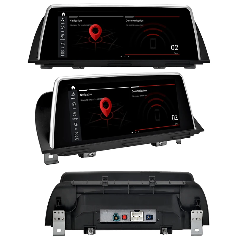 For BMW 5 F10 F18 528 530 520 550 M5 CIC NBT iDrive Car Stereo Audio 4G SIM Navigation GPS Navi Radio CarPlay 360 BirdView