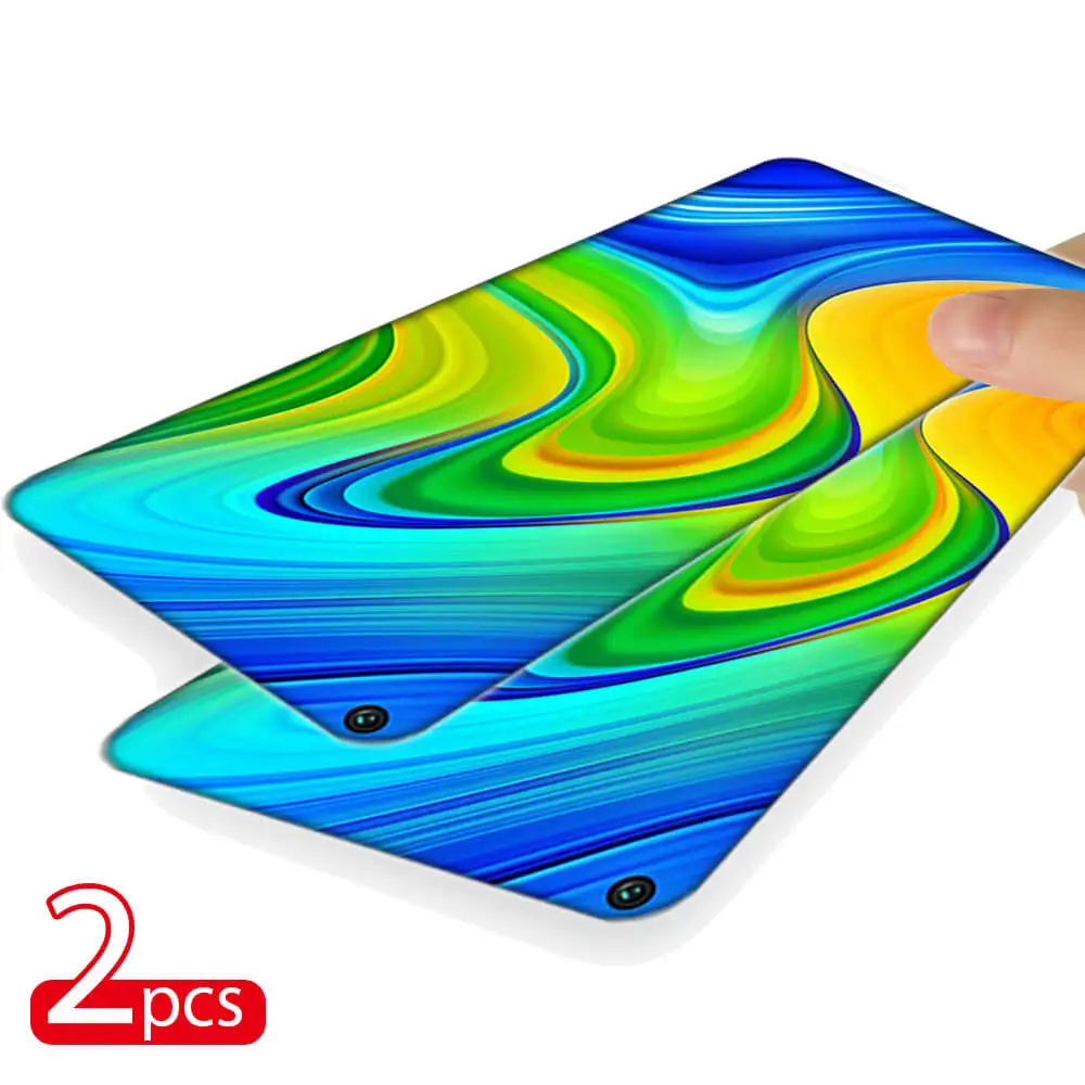 Ультратонкое Защитное стекло для Xiaomi Redmi Note 9 2 шт. закаленное Xiomi Xaomi Note9 Передняя