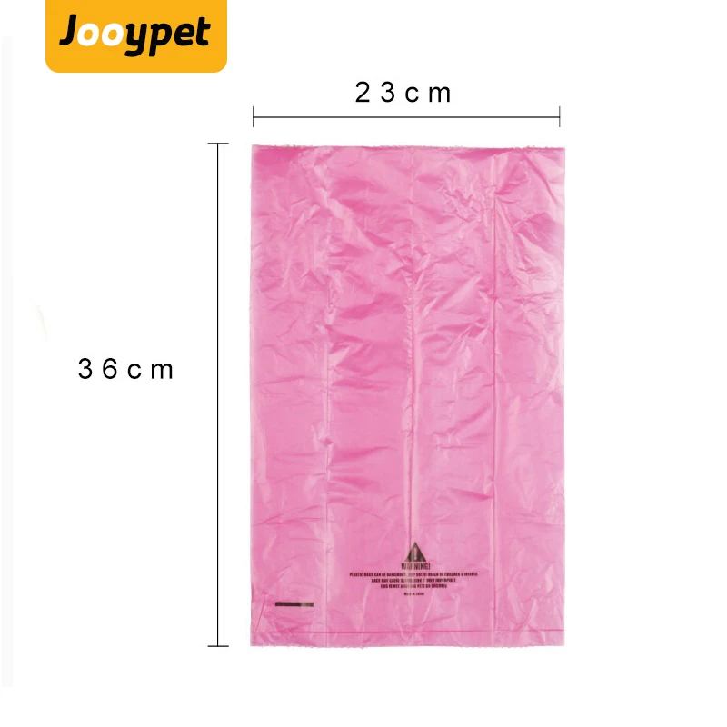 JOOYPET Compostable горячий розовый собачий мешок для мусора пластиковый мешок для мусора биоразлагаемый