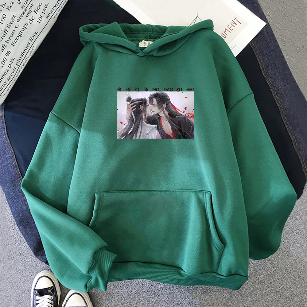 

Anime Mo Dao Zu Shi Hoodie Chinese style Cartoon women's Hoodie fashion casual Streetwear lovers Loose Spring Sweatshirt Tops
