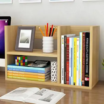 

Bookcase Desk Students Use Simple Book Shelf Small Bookcase Bookshelf Dormitory Office Desktop Mini Receive Frame