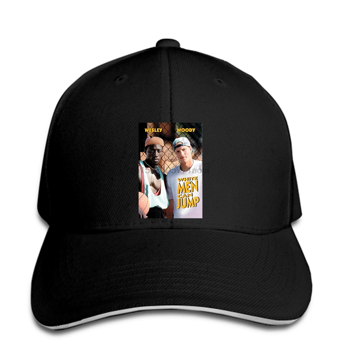 Бейсбольная кепка белая мужская не могу прыгать фильм плакат 90S Прохладный Ретро BBMT507UNISEX печати шляпа