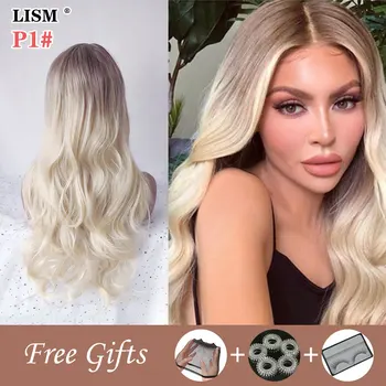 

Peluca Corta De Pelo Natural Curly Lace Wig Blonde Synthetic Hair with Bang Wigs for Women Ombre Lolits White Loira Cosplay