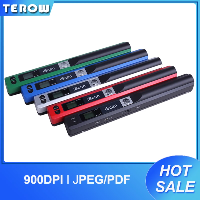 IScan Портативный Новый креативный портативный сканер для документов 900DPI USB2.0