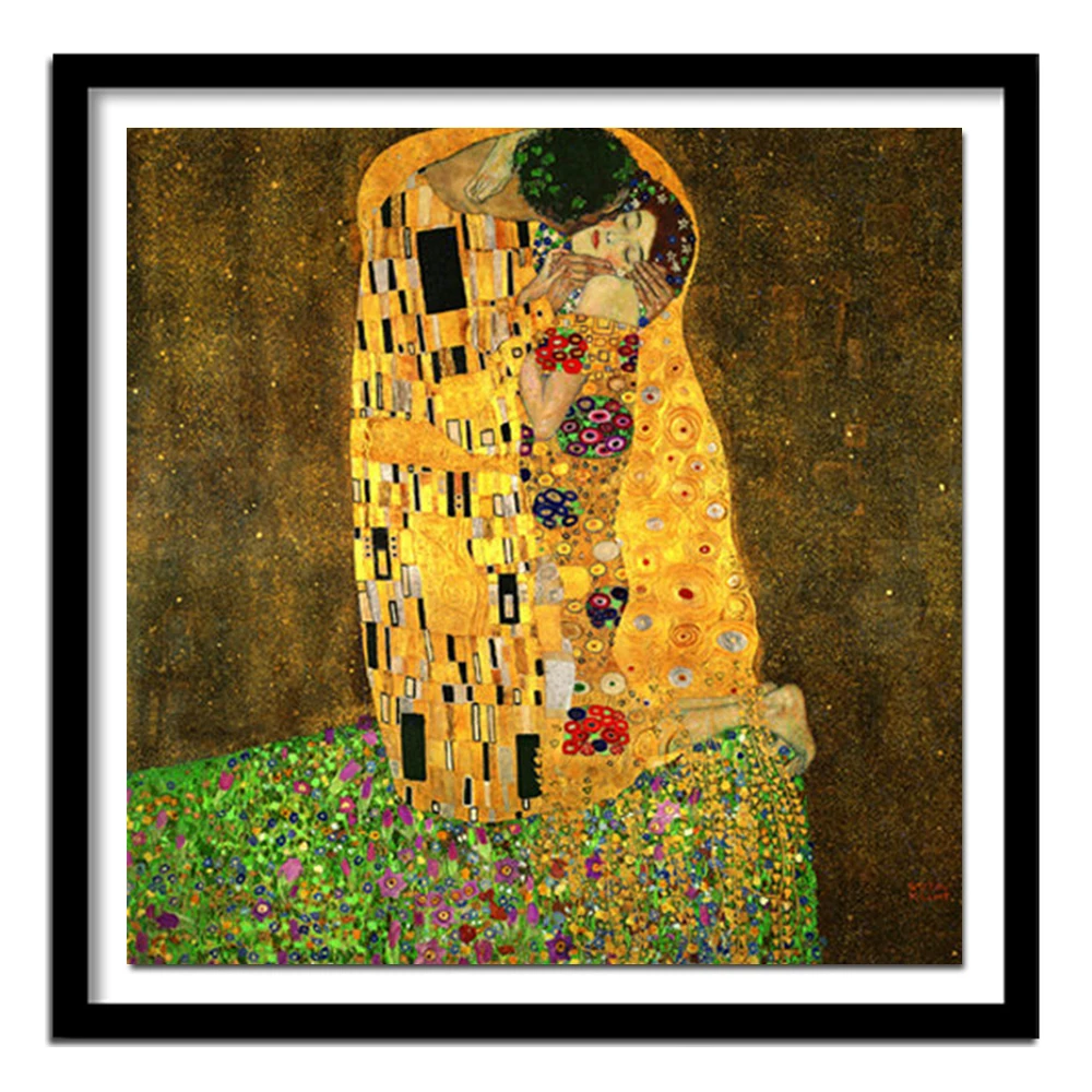 Алмазная картина Gustav Klimt Kiss 5d полная вышивка наборы для вышивки крестом