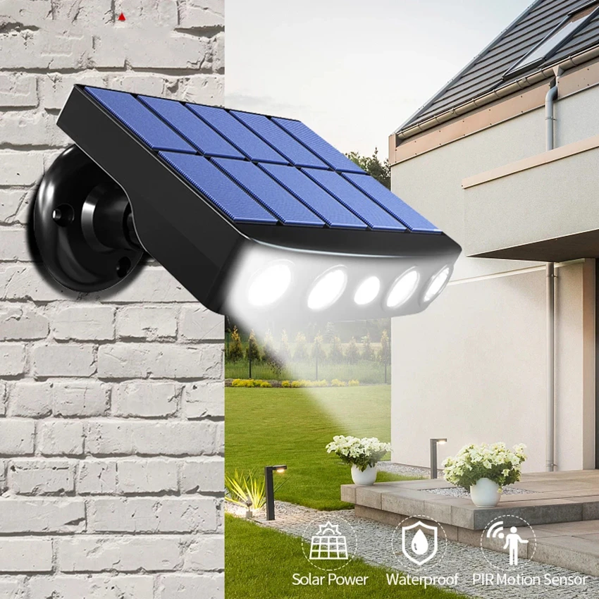 Insecten tellen straal chocola Krachtige Solar Light Outdoor Motion Sensor Waterdichte Tuin Led Solar Lamp  Spots Voor Tuinpad Straat Led Wandlamp|Schijnwerpers| - AliExpress