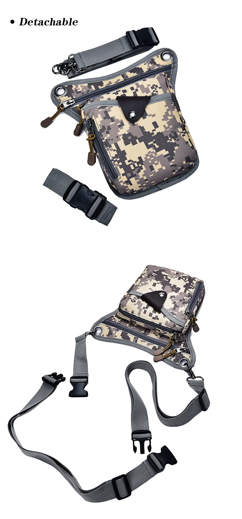 CCRXRQ нейлоновые мужские и женские поясные сумки мотоциклетные водонепроницаемые сумки для ног мужские сумки через плечо тактический пояс