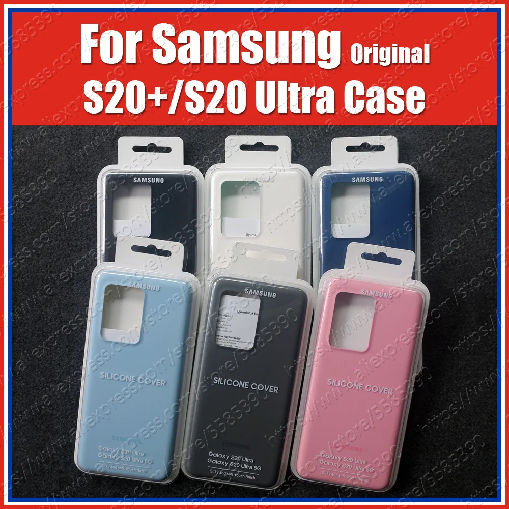 EF-PG985 Grid Silicone Real Original Funda Samsung S20 Ultra Case With Camera Protection Galaxy S20+ Plus Cover | Мобильные телефоны