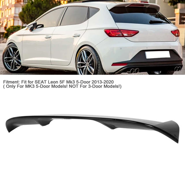 AÑADIDO DE ALERON SEAT LEON CUPRA 5F MK3 2017- NEGRO BRILLO - AMP