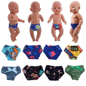 Doll Clothes Various Panties for 18 Inch Americian&43cm New Born Baby Clothes Reborn Doll Underwear,Generation Gift For Girls
