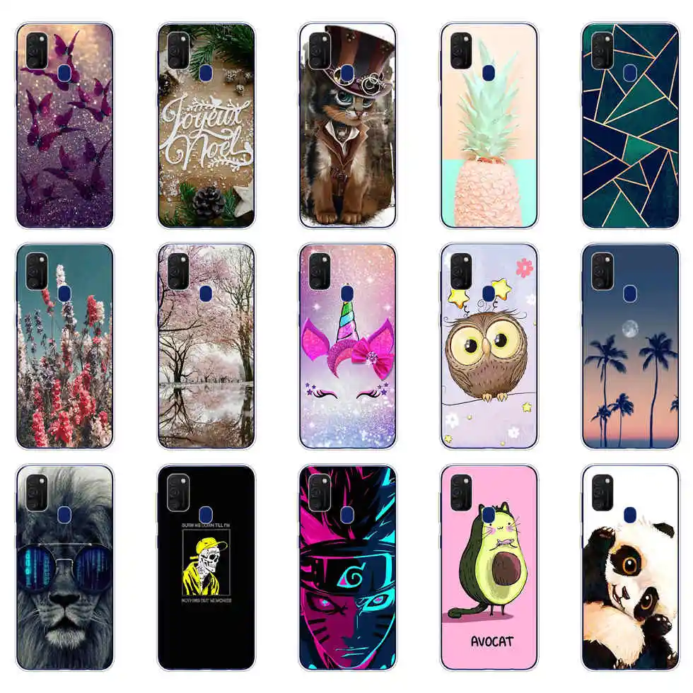 For Samsung M21 Case 6 4 Inch Silicone Soft Back Cover For Samsung Galaxy M21 Case Tpu Coque For Samsung M 21 Bumper Bag Phone Case Covers Aliexpress