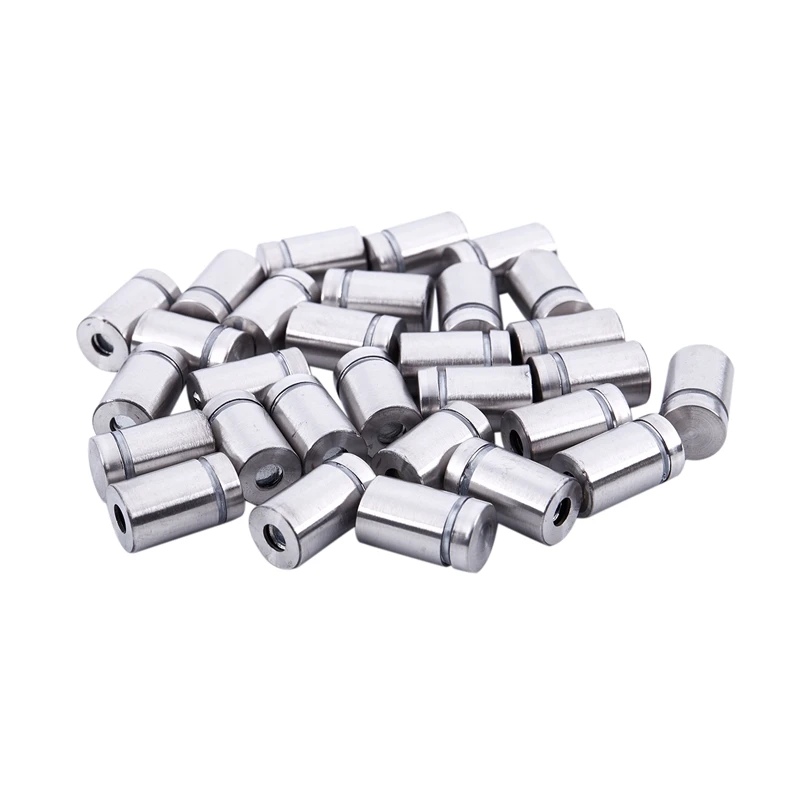 Advertisement Fixing Screws Glass Standoff Pins 12mmx20mm 30 Pcs