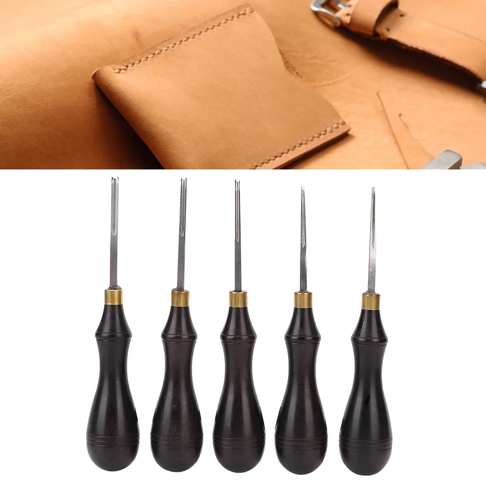 Острый кожаный край скошитель стального лезвия Ebony Ручка DIY кожевенное ремесло инструмент для обрезки кромок кожи кромка скошитель кромки пояса производитель