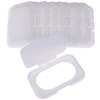 1/5/10pc Reusable Baby Wet Paper Lid Tissue Box Wet Paper Lid No Adhesive Portable Mobile Wipes Wet Paper Box Lid Useful 2