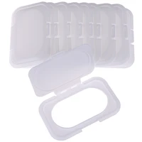 1/5/10pc Reusable Baby Wet Paper Lid Tissue Box Wet Paper Lid No Adhesive Portable Mobile Wipes Wet Paper Box Lid Useful 2