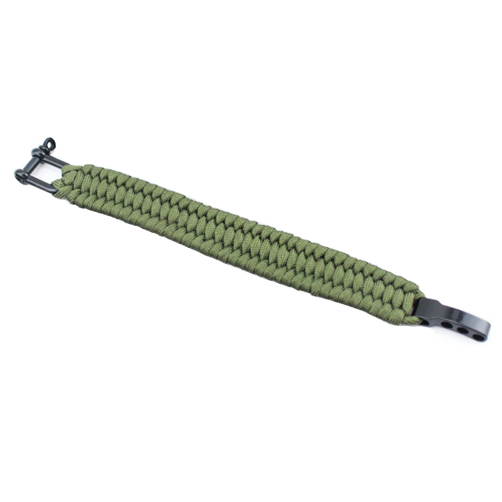 Army Green Наручный Открытый Тактический Кемпинг многофункциональный спасательный паракордовый механизм для веревки - Цвет: Army Green