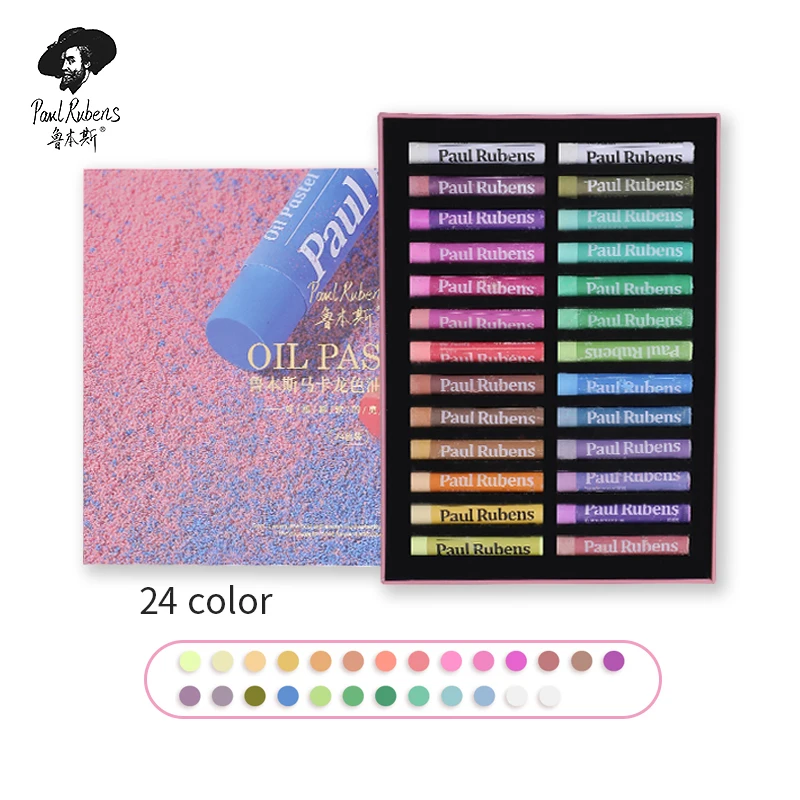 Paul Rubens Oil Pastels, 49 Colors Oilpastel + 2 White Soft and Vibrant,  Suitable for Artists, Beginners, Students, Kids Art Pastels 