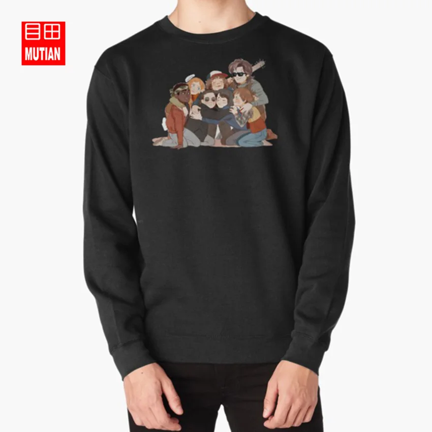 Большие объятия толстовки свитшоты майка Вилер eleven Стива Харрингтон