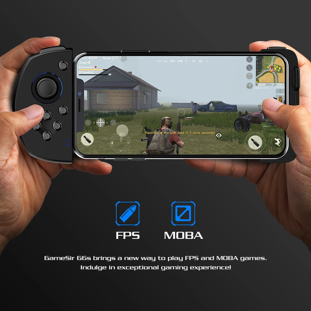 GameSir G6s Mobile Gaming Touchroller Wireless Controller Bluetooth Gamepad For iOS iPhone For PUBG