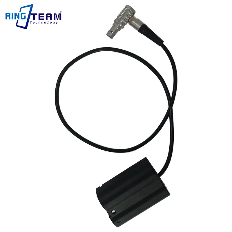 

EP-5B Dummy Battery Connected with LEMO 2 Pins connector for Nikon Z6 Z7 Mirrorless D850 D810 D750 D610 D7500 D7200 Cameras
