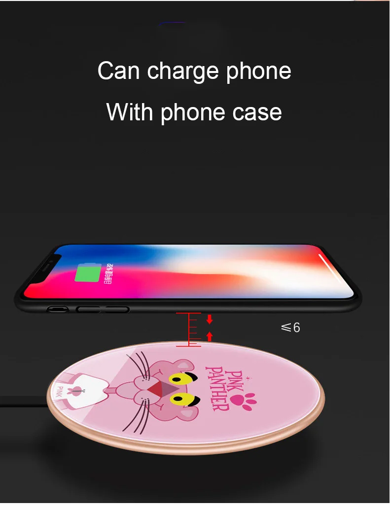 10 Вт Qi Беспроводное зарядное устройство для iPhone 11 pro max 8 X XR XS Max быстрая Беспроводная зарядка для samsung S9 S10+ Note 9 8 для huawei