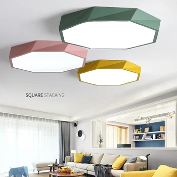 

ntelligent Sound Controlled Dimming Roof Light Simple Modern Children's Roof Light LED Lights Nordic Bedroom Dining Room Lights