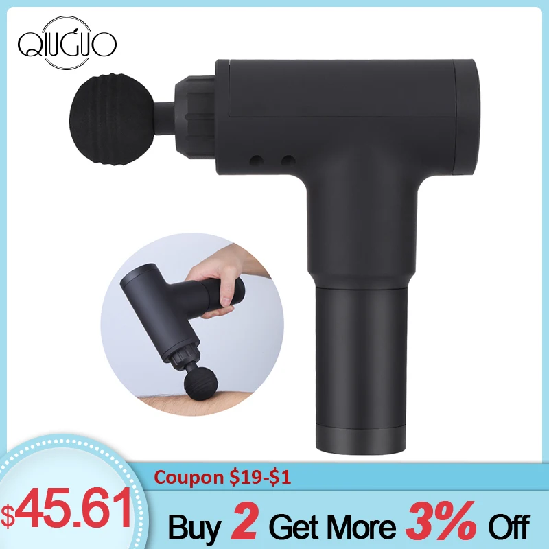 

Tissue Deep Muscle Massage Gun Electric Body Foot Massager Sport Therapy Massage Device For Back Neck Relaxation Masajeador