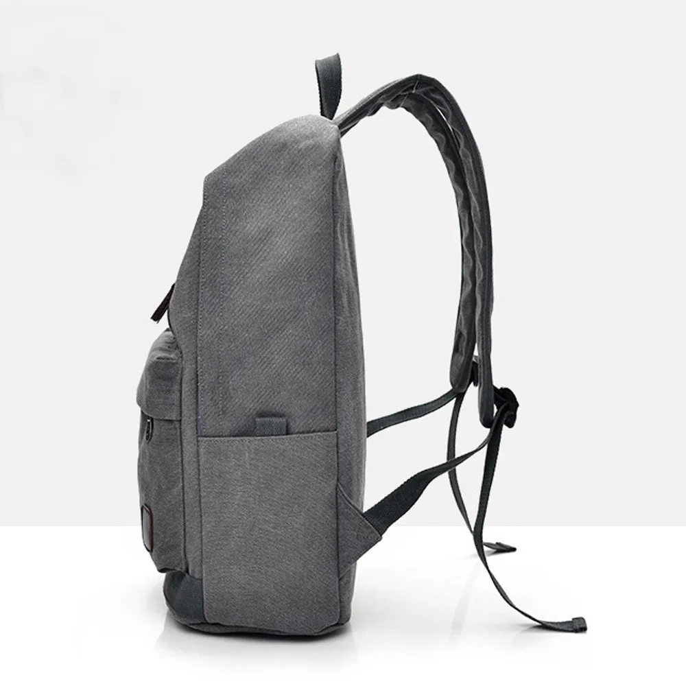 Aelicy, винтажные мужские и женские холщовые рюкзаки, школьные сумки для подростков, серый/черный/коричневый, мужской рюкзак для ноутбука, Mochila