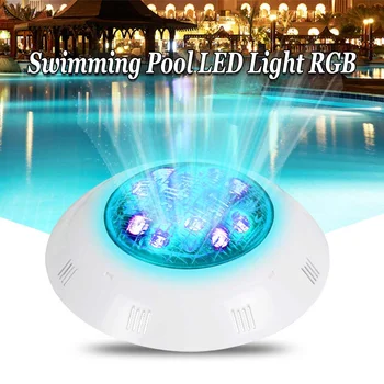 

18W RGB LED Swimming Pool Light IP68 Waterproof AC12V Outdoor RGB UnderWater Light Pond Fountain Garden Piscina Luz Spotlight