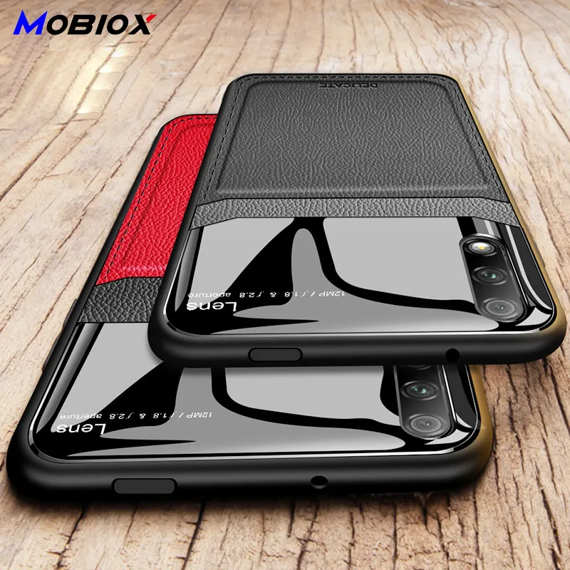

Leather Case For Huawei Honor 8X 9X Pro 10 9 lite View 10 Cover Mirror PC Skin Luxury Phone Case Cover