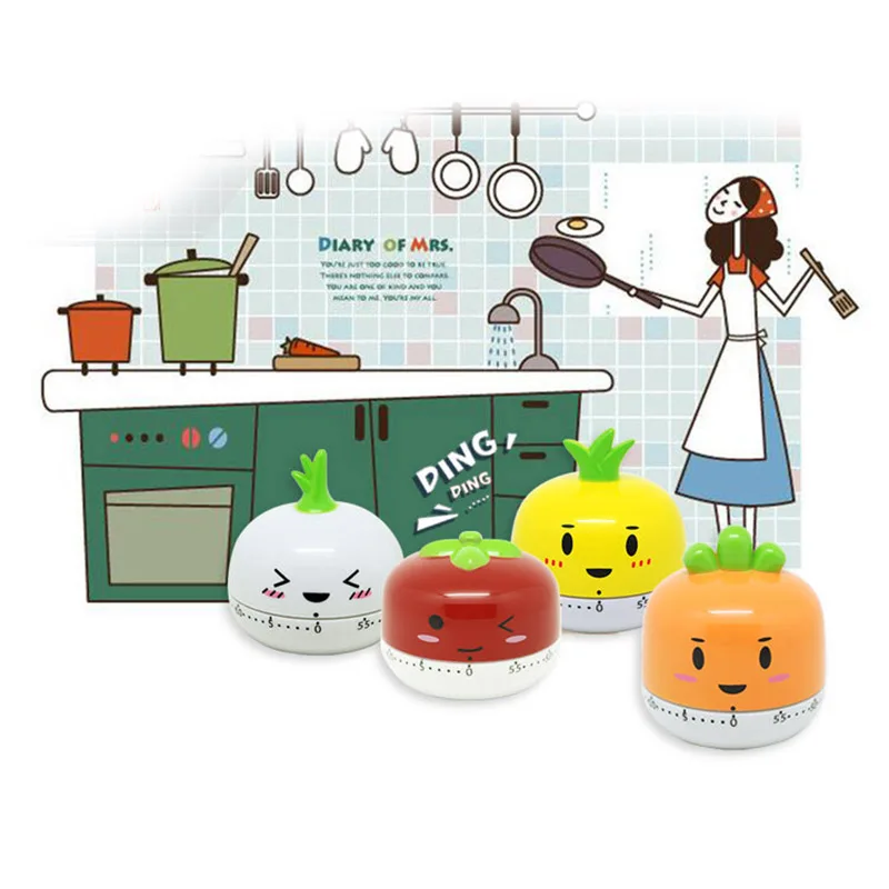 

60 Minute Cartoon Time To Plan Cooking Timer Egg Mechanical Egg Timer Cooking Children Timer Kitchen Accessory Gadgets