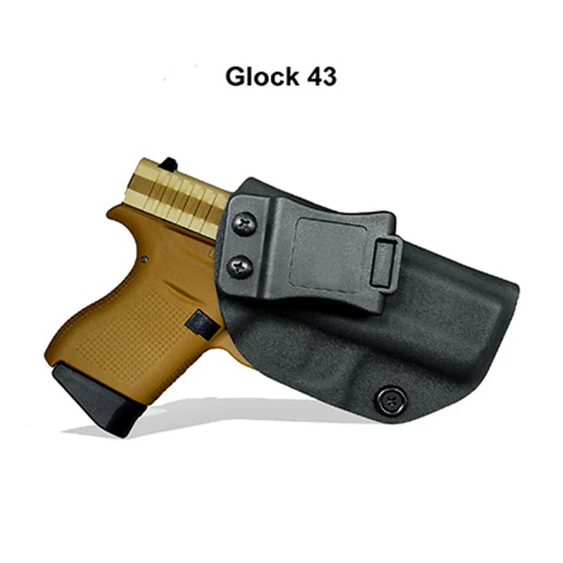 Тактический IWB KYDEX кобура Для Пистолетов Glock 43 43X Airsoft для пистолета внутри скрытый