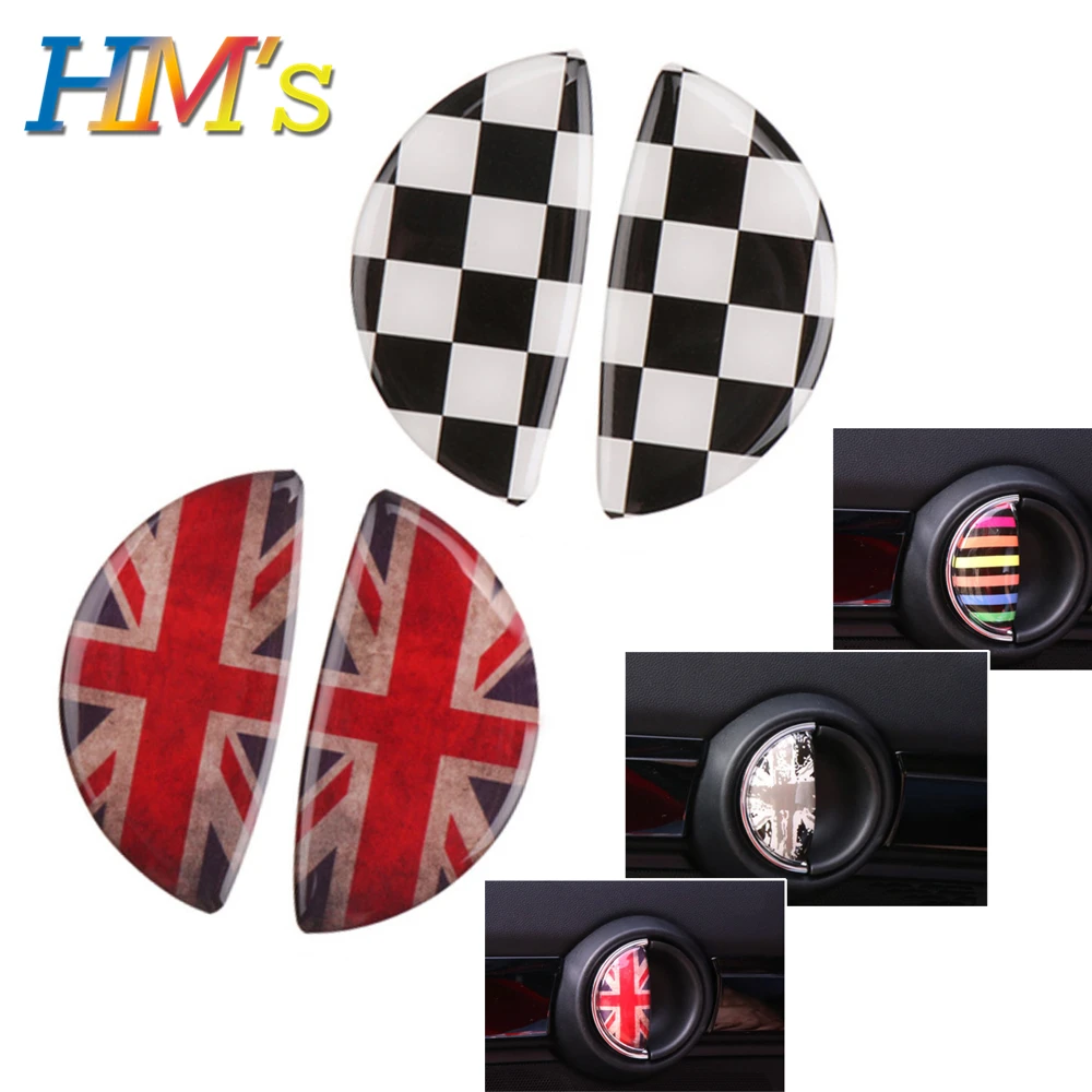 Наклейки на ручку задней двери для Mini Cooper F56 F55 наклейка дверную Countryman F60 Clubman F54