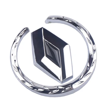 

3D Metal Car window Emblem Badge Sticker Decal For Renault 2 Button Clio Scenic Megane Duster Sandero Captur Twingo Accessories