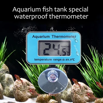 

Waterproof Digital LCD Fish Tank Thermometer Underwater Temperature Monitor with Suction Cup 1pc