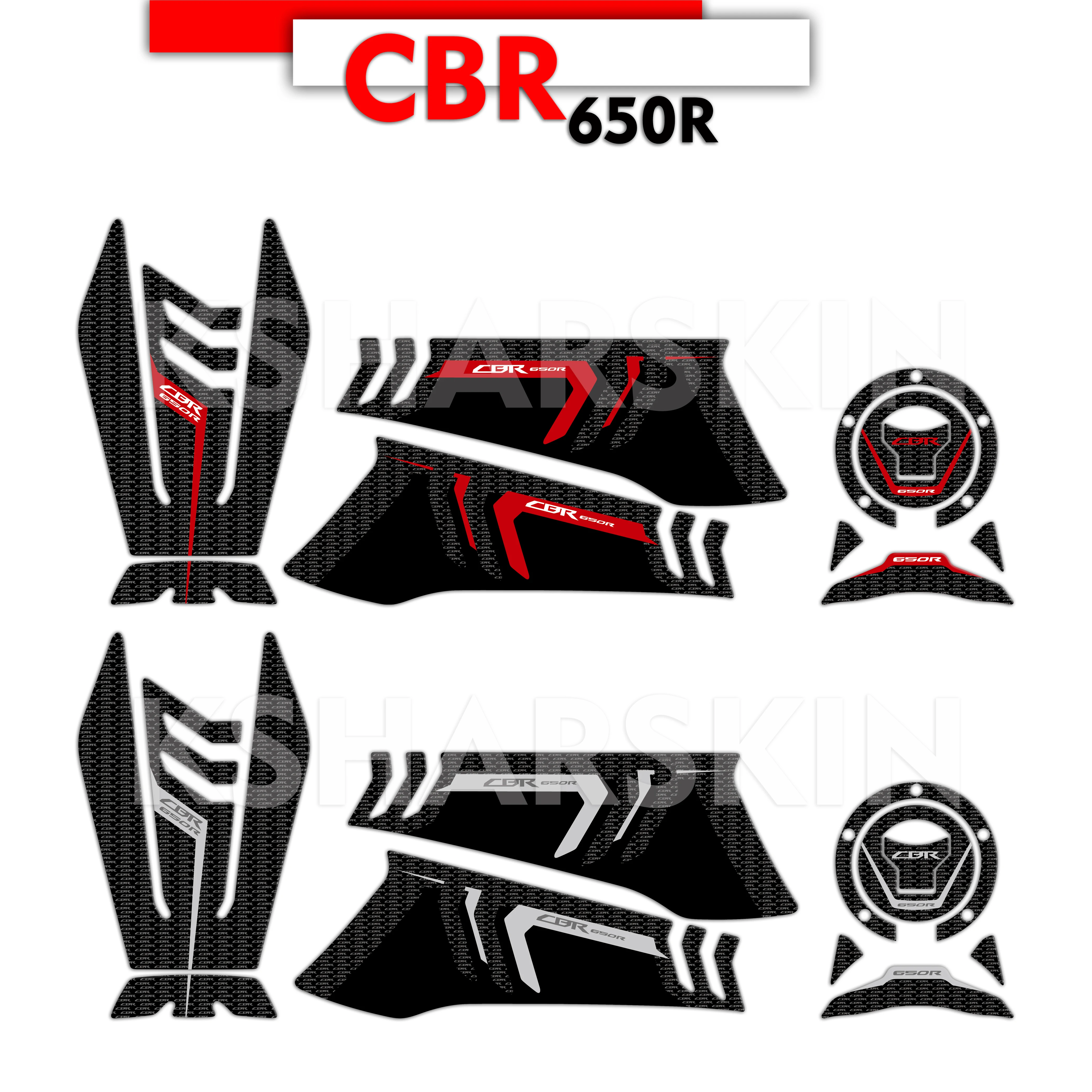 

High quality 3D air cap sticker tank pad motorcycle sticker fuel tank anti-scratch sticker for HONDA CBR650R CBR 650R