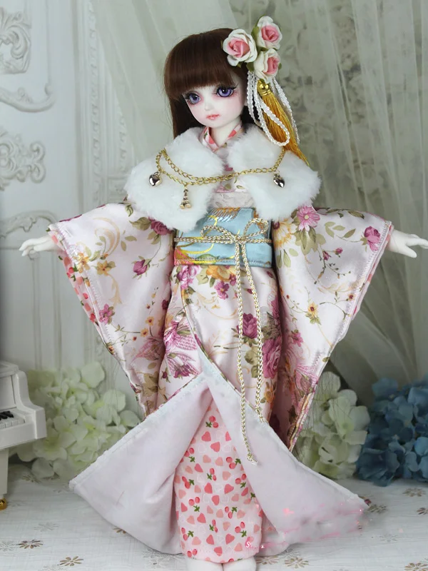 BJD Kimono Classical Outfits phenix For Male 1/4 17" BJD MSD AS LUTS Volks Doll 