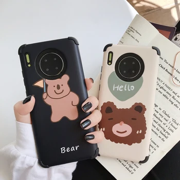 

Case Silicone Black Soft TPU Phone Case Cover Back Protective Silicone Case For Huawei 20 30 mate 30 nova 4 nova 5