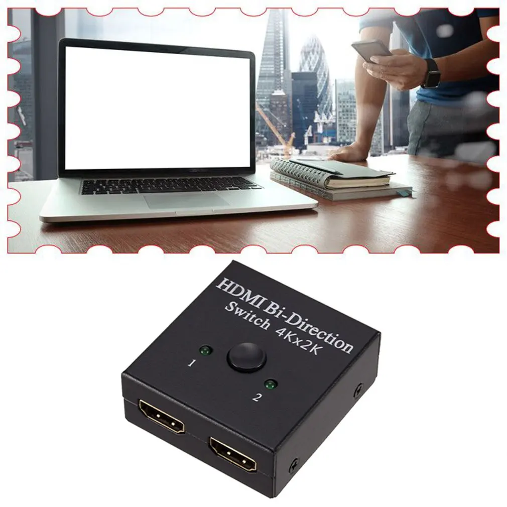 

4K Bi-Direction Hdmi 2.0 Cable Switch Switcher Splitter Hub Hdcp 2X1 1X2 In Out Bidirectional Cable Switcher