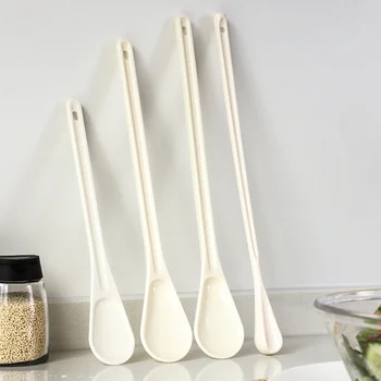 

Salad Stirring Spoon Multi-function Cream Stirring Jam Stirring Milk Tea Special Long Mixing Jam Spoon Extended 10/12/13 inch